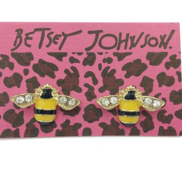 Betsey Johnson Jewelry - Betsey Johnson Bee Earrings